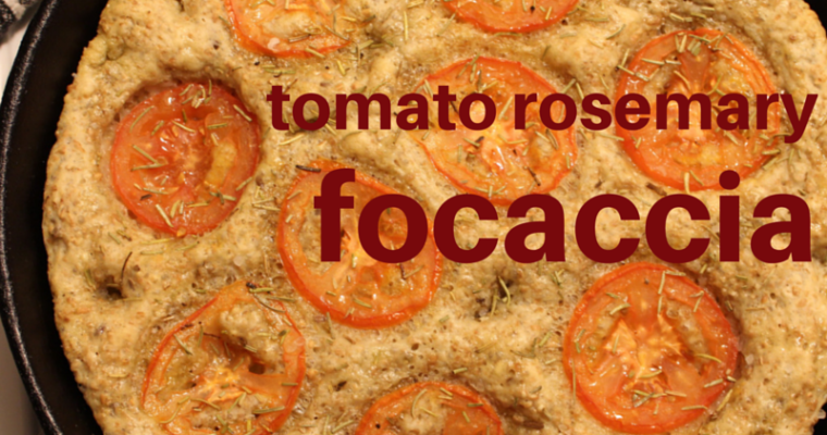 Multigrain Tomato Rosemary Focaccia